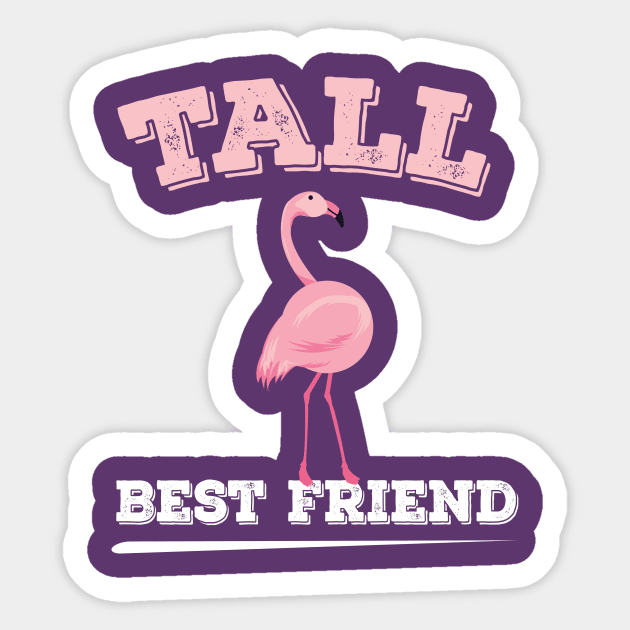 Tall best friend,Best Friend Gift,Best Friend Birthday Gift, Friendship Gift Sticker by AYN Store 